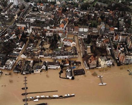 Hochwasser 1993 in Rodenkirchen