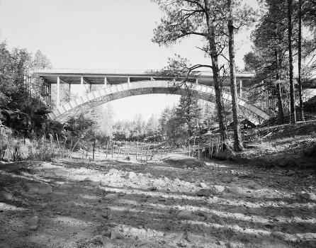 Corduroy Creek Bridge:Spanning Corduroy Creek at Highway 60, Show Low vicinity, Navajo County, AZ (HAER, ARIZ,9-SHLO.V,2-6)