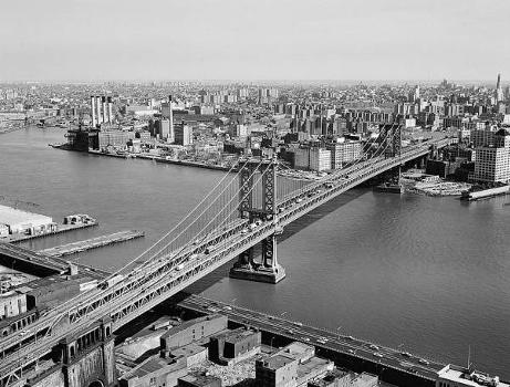 Manhattan Bridge. (HAER, NY,31-NEYO,164-3)
