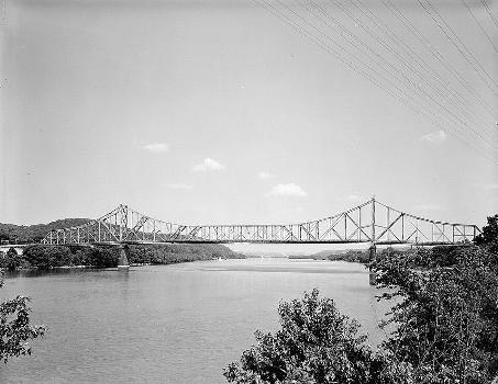 Sewickley Bridge, Sewickley, Pennsylvania. (HAER, PA,2-SEW,1-3)