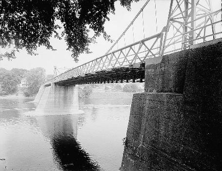 Delaware River Bridge : Spanning Delaware River on Delaware Road, Riegelsville, Bucks County, PA (HAER, PA,9-RIEG,1-5)
