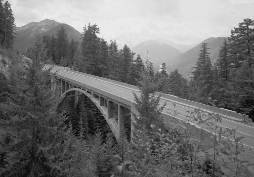 Deadwood Creek Bridge, Mount Rainier Park, Washington, USA. (HAER, WASH,27-LONG.V,4-1)