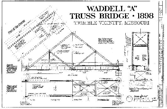 Waddell «A» Truss Bridge, Trimble, Missouri (HAER MO,25-TRIM.V,1)