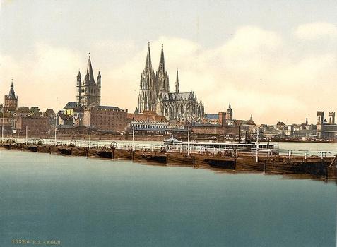 Pont sur le Rhin, Cologne-Deutz