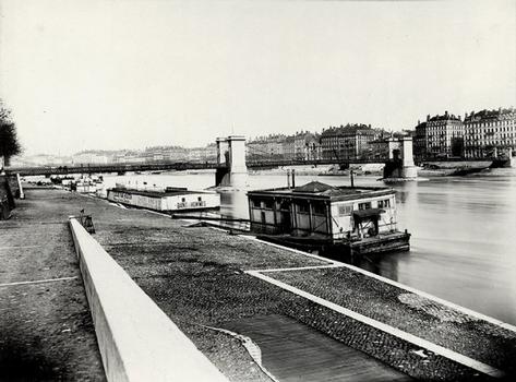 Pont de l'Hôtel-Dieu à Lyon.
Source: Archives de la ville de Lyon