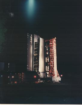 Apollo 13 rollout from VAB to CX. 39A.