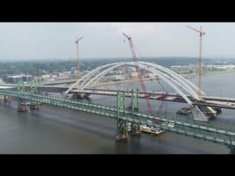 I-74 River Bridge Progress - July 2021