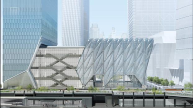 The Shed will create an adaptable and expandable cultural venue for New York:New York firms Diller Scofidio + Renfro and Rockwell Group have designed a cultural building for the city's vast Hudson Yards development, with a sleeve that rolls out to create extra covered event space.
Read more about The Shed: https://dsrny.com/project/the-shed
Read more on Dezeen: https://www.dezeen.com/2016/11/17/shed-hudson-yards-diller-scofidio-renfro-rockwell-group-adaptable-expandable-cultural-venue-new-york/
Animation courtesy of Diller Scofidio + Renfro
Subscribe to our YouTube channel for the latest architecture and design movies: http://bit.ly/1tcULvh
Like Dezeen on Facebook: https://www.facebook.com/dezeen/
Follow Dezeen on Twitter: https://twitter.com/Dezeen/
Follow us on Instagram: https://www.instagram.com/dezeen/
Check out our Pinterest: https://uk.pinterest.com/dezeen/