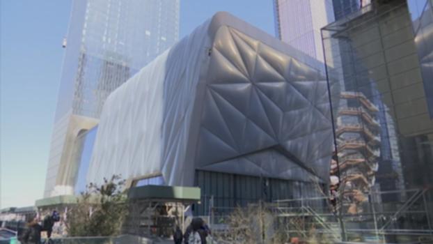 NYC arts center The Shed debuts Friday:A ribbon-cutting ceremony was held on Monday at The Shed, which will commission original works of art across all disciplines. It's the latest part of the $25 billion Hudson Yards development to open. (April 1)
Subscribe for more Breaking News: http://smarturl.it/AssociatedPress 
Website: https://apnews.com
Twitter: https://twitter.com/AP
Facebook: https://facebook.com/APNews
Google+: https://plus.google.com/115892241801867723374
Instagram: https://www.instagram.com/APNews/
​
You can license this story through AP Archive: http://www.aparchive.com/metadata/youtube/a218be5cefaf29829a6b0f88f3e30423