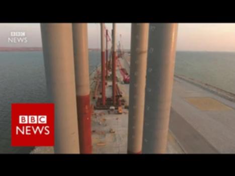 Russia's billion-dollar bridge to Crimea - BBC News:Russia has begun construction work on a bridge to Crimea, after its annexation from Ukraine. The multi-billion dollar project started two years ago after Russia seized control of the region following an unrecognised referendum on self-determination. The bridge is scheduled to open in 2018, and will provide a land and rail link across the Black Sea from the town of Taman, on the Russian mainland, to the Crimean port of Kerch.
Please subscribe HERE http://bit.ly/1rbfUog
World In Pictures https://www.youtube.com/playlist?list=PLS3XGZxi7cBX37n4R0UGJN-TLiQOm7ZTP
Big Hitters https://www.youtube.com/playlist?list=PLS3XGZxi7cBUME-LUrFkDwFmiEc3jwMXP
Just Good News https://www.youtube.com/playlist?list=PLS3XGZxi7cBUsYo_P26cjihXLN-k3w246
