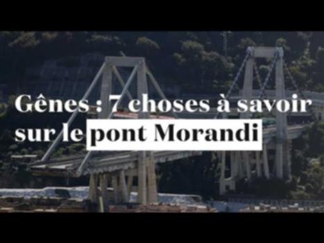 7 choses à savoir sur le pont Morandi effondré à Gênes:Le pont Morandi du nom de son ingénieur Riccardo Morandi, s'est effondré à Gênes, mardi dernier, faisant au moins 39 morts, dont quatre français. Plus de 600 habitants ont dû être évacués, par mesure de sécurité, afin que le viaduc ne tue pas de nouveau s'il venait à s'effondrer. Ce pont permettait à l’autoroute A10 de traverser le torrent Polcevera à Gênes, un des axes européens les plus denses avec ses 25 millions de véhicules annuels. Inauguré en 1967, cet ouvrage doit sa particularité à sa quasi-absence de haubans, et à sa construction fait de béton armé.