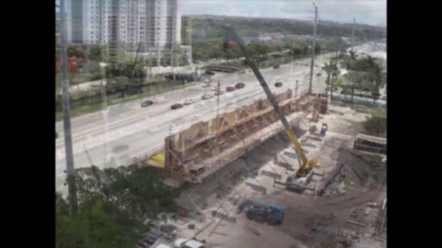 FIU Bridge Being built:A pedestrian bridge near Florida International University collapsed on Thursday killing multiple people authorities said. You can see a timelapse of the bridge's construction here.
