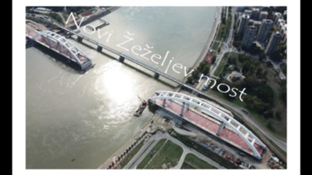 Novi Žeželjev most - sa malo veće visine / New Zezelj bridge - with a slightly higher height:Očekuje se za dve nedelje pomeranje velikog luka ! It is expected in two weeks to move the big port!