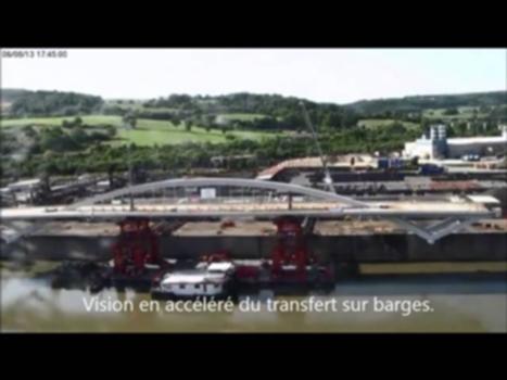 le montage du nouveau pont de grevenmacher Luxembourg:Compilation des vidéos du montage et du transfert du nouveau pont de Grevenmacher sur la Moselle entre l'Allemagne et le Luxembourg.