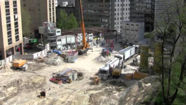 Journal de La Défense : Tour Majunga:Les équipes de BeverlyCaliforniaNews se sont déplacé sur les chantiers de La défense, petit focus sur la tour Majunga le 6 avril 2011, le chantier semble avoir bien démarré !