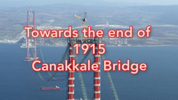 Çanakkale 1915 Bridge construction《 There is no other example in the world 》:There is no other example in the world
Çanakkale 1915 Bridge construction
Construction continues rapidly on the 1915 Çanakkale Bridge, which will take the title of the world's largest middle span suspension bridge. While the construction of the catwalk for the works was underway, it was announced that 80 percent was completed.
80 percent of the work on the "catwalk", which continues on the "1915 Çanakkale Bridge", which will connect the European and Asian sides of the Dardanelles, has been completed.
It will receive the title of "the world's largest middle span suspension bridge" when it is put into service, and has unique architecture with its colors, figures and other features.
The construction of the 1915 Çanakkale Bridge continues.
Bridge Design tact with both feet range of knitted, 1915 the Republic of Turkey was planned as anlamlandırılarak organizations with the 100th anniversary of 2023 meters.
The 1915 Çanakkale Bridge will also complement an international corridor. The bridge will be used extensively by the driver and passengers come and go to the four corners of Turkey from Europe
https://youtube.com/channel/UCvfJsFkFrlIWwFADeoEjeNA