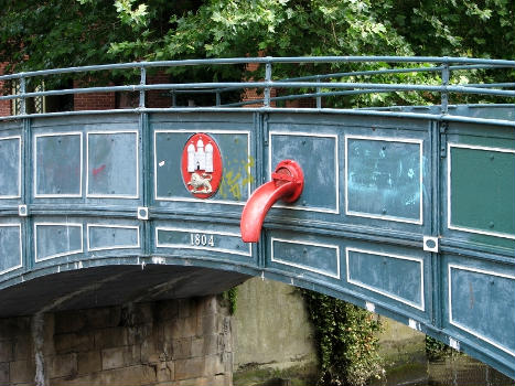 St Miles Bridge carries Coslany Street over the River Wensum in the city of , Norfolk, England.