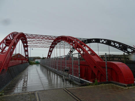 The Vauxhall bridge located in the town of Great Yarmouth, Norfolk