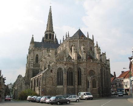 Wervik (Belgium), the St. Medardus' church (1380-1440)