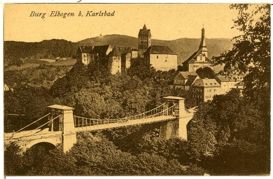 Elbogen; Schloß Elbogen und Brücke