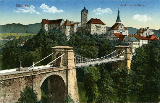 Elbogen; Schloß und Brücke