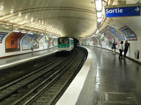 Metrobahnhof Lamarck - Caulaincourt