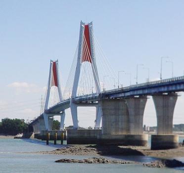 Yeongheung Bridge seen from Yeongheung Island, South Korea
