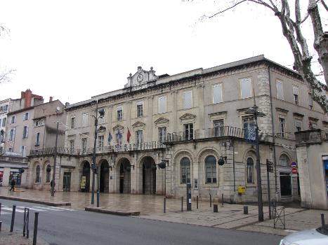 Mairie de Cahors, Lot, France. 
English&#58; Town hall of Cahors, Lot, France
