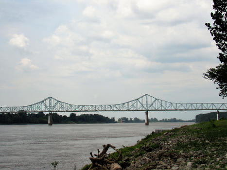 Cairo Mississippi River Bridge between Illinois and Missouri.