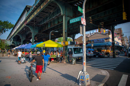 103rd Street – Corona Plaza Subway Station (Flushing Line)