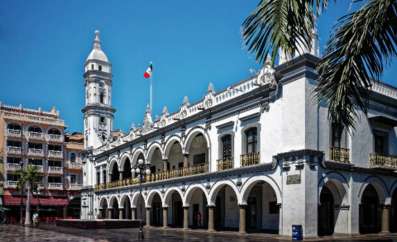 Town hall, Municipal palace in the city of Veracruz