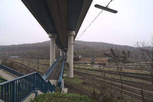 Die Johannisbrücke in Saarbrücken