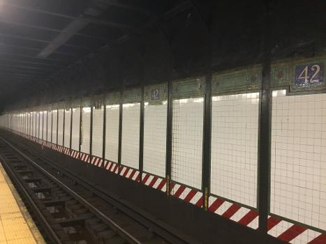 The 42nd Street Times Square Station on the BMT Broadway Line