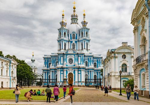 Saint Petersburg, Russia, Smolny Cathedral