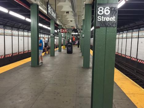 Platform at 86th Street - 4th Avenue on the R