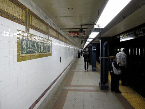 Eighth Street – NYU Subway Station (Broadway Line)
