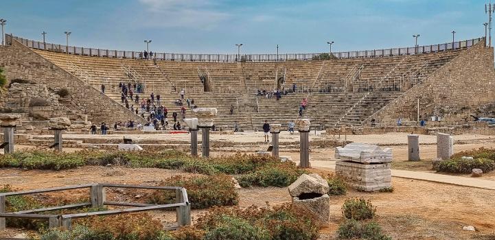 Ancient theater in Caesarea