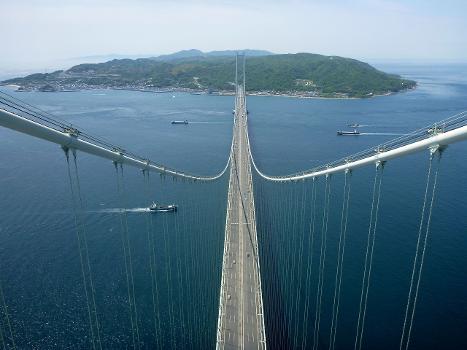 Akashi-Kaikyo Bridge in Hyogo