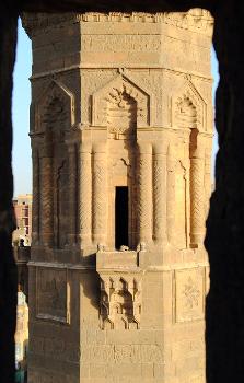 Cairo, Egypt: the medieval city gate Bab Zuweil