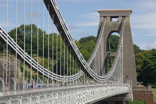 The Clifton Suspension Bridge, viewed from the west pier