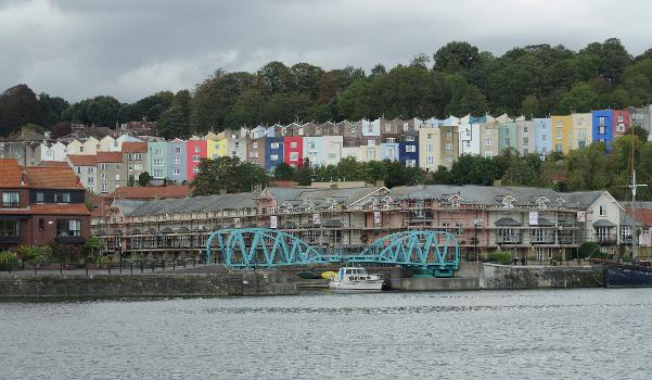 Looking across Bristol Docks from Baltic Wharf.