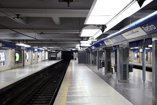 Retiro station on Line C of the Buenos Aires Underground