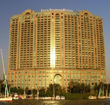 Four Seasons Hotel in Cairo from the Nile