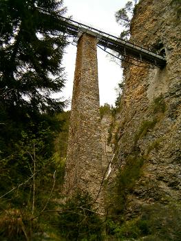 Hauptpfeiler des Castielertobel-Viadukts (Chur-Arosa Bahn)