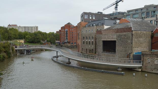 Castle Bridge, a pedestrian bridge from Castle Green to Finzels Reach in Bristol:Costing £2.7 million, developer was Cubex with architects The Bush Consultancy, engineering consultants Clarkebond and fabricator CTS Bridges. [1] [2]