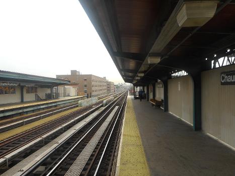 Chauncey Street Elevated Station on the BMT Jamaica Line
