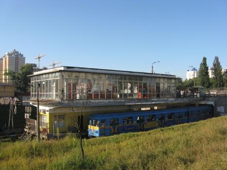 Chernihivska Metro Station