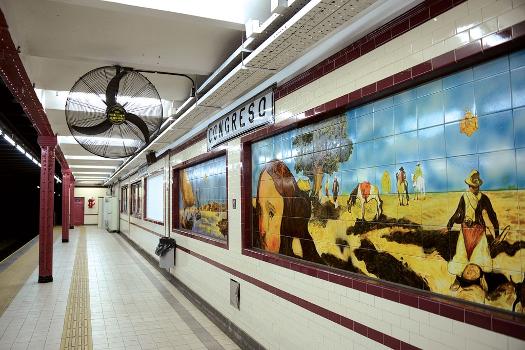 Metrobahnhof Congreso