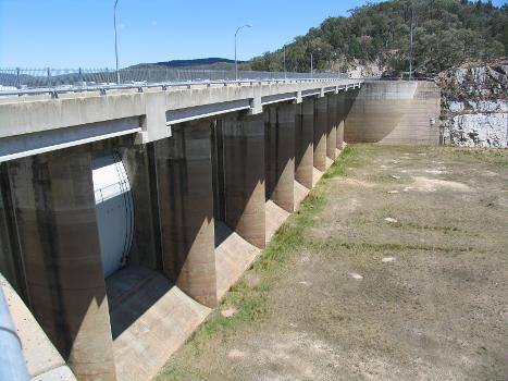 Copeton Dam spillway as viewed from the north-eastern side, Australia