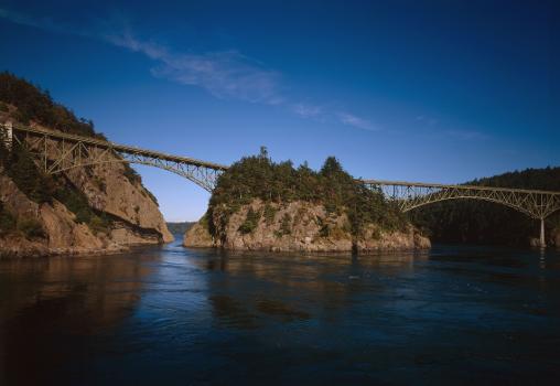 Canoe and Deception Pass at State Route 20, between Skagit and Island Counties, WA
